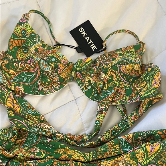 Skatie Multicolor Paisley Bikini - Picture 4 of 5
